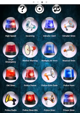 LOUD Emergency Ringtones android App screenshot 0